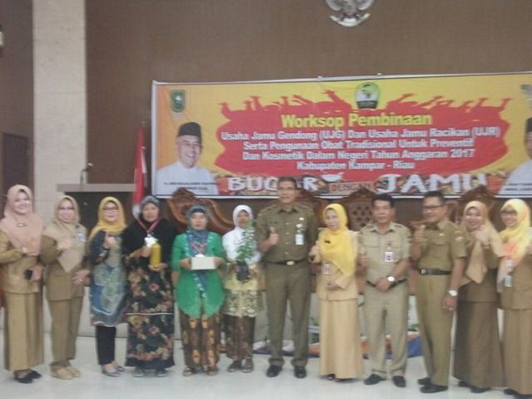 Di Kampar, 170 Pedagang Jamu Gendong Ikut Workshop